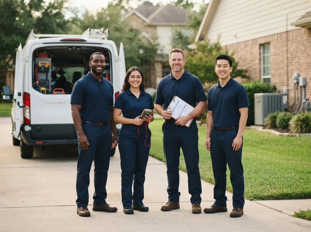 Certified HVAC technician near Pointblank, TX
